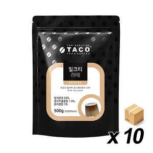 타코 밀크티 라떼 500g 10개(BOX)